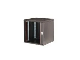 Equip Fali Rackszekrény - EPM-12-6060-B-CBAA (19&quot;, 12U, 600x600mm, előre szerelt, fekete)