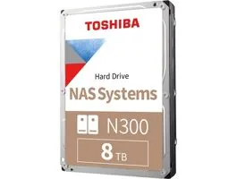 Toshiba Belső HDD 3.5&quot; - N300 High-Reliability 8TB (Retail, NAS, RAID-, Multimédiás kiszolgálótárhely, 256MB / 7200RPM)