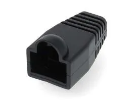 NEDIS Húzásirányú tehermentesítő tömítés RJ45 PVC Fekete Doboz 10 db (CCGB89900BK)