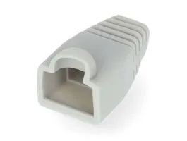 NEDIS Húzásirányú tehermentesítő tömítés RJ45 PVC Szürke Doboz 10 db (CCGB89900GY)