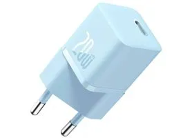 Baseus CCGN050103 Mini GaN5 20W kék hálózati töltő adapter