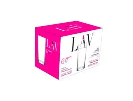 LAV Liberty Long Drink 295ml koktélos pohár szett 6 darabos LV-LBR320F