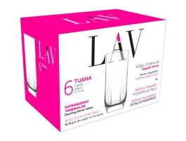 LAV Tuana Long Drink 330ml koktélos pohár szett 6 darabos LV-TUA25F