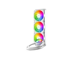 ID-Cooling CPU Water Cooler - ZOOMFLOW 360 XT V2 WHITE (25dB, max. 115,87 m3/h, 3x12cm, A-RGB LED, fehér)