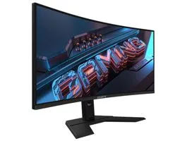 GIGABYTE Ívelt VA LED Monitor 34&quot; GS34WQC 3440x1440, 2xHDMI/Displayport