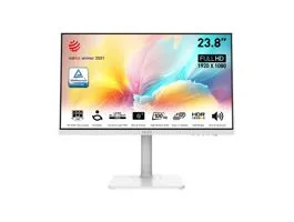 MSI Monitor Business Modern MD2412PW 23,8&quot; FHD, 1920x1080, IPS, 100Hz, 1000:1 CR, 300cd/m2, 1ms, HDMI,  USB-C, White