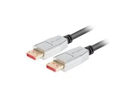 Lanberg displayport v1.4 kábel, M/M 20 PIN, 8K 60HZ, 1 méter, fekete