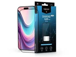 Apple iPhone 16 edzett üveg képernyővédő fólia - MyScreen Protector Diamond   Glass Lite Edge2.5D Full Glue - fekete