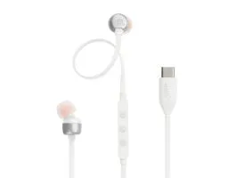 JBL T 310 C WHT vezetékes USB C mikrofonos fehér fülhallgató