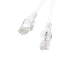 Lanberg PCU6-10CC-0200-W Cat6 U/UTP PVC 2m réz bevonatú alumínium fehér patch kábel