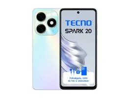 Tecno Spark 20 6,56&quot; LTE 8/256GB DualSIM Cyber White okostelefon