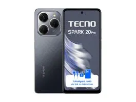 Tecno Spark 20 Pro 6,78&quot; LTE 8/256GB DualSIM Moonlit Black okostelefon