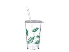 IRIS LIMESHAKE BUBBLE pohár tetővel, szívószállal 700ml AP-9449