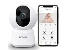 Arenti IP wifi PT dómkamera - P2Q (4MP, 3,6mm, beltéri, IR10m, microSD, mikrofon, hangszóró)