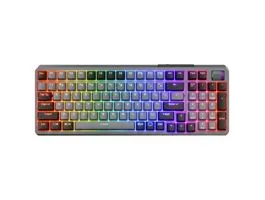 COOLER MASTER Vezeték Nélküli Billentyűzet MK770 Mechanikus Gaming, Red Switch, Space Grey, magyar