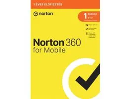 SW Norton 360 Mobile - HU 1 felhasználó, 1 eszköz/1 év, dobozos