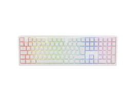 Billentyűzet Ducky Zero 6108 Pure White Wireless Gaming, ISO / Német, MX2A Blue (DKZE2408ST3-CCDEPDOECL2WW1)