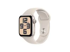 Apple Watch SE3 GPS (40mm) csillagfény alumínium tok , csillagfény sport szíj (M/L) okosóra