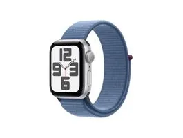 Apple Watch SE3 GPS (40mm) ezüst alumínium tok , kék sport pánt okosóra