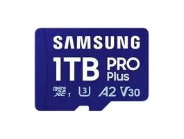 Samsung MicroSD kártya - 1TB MB-MD1T0SA/EU (PRO PLUS, microSDXC, UHS-I, R180/W130, adapter, 1TB)