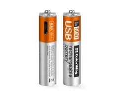 COLORWAY AAA elem, CW-UBAAA-01 Rechargeable Battery micro USB 400 mAh 1.5V (2pcs.)