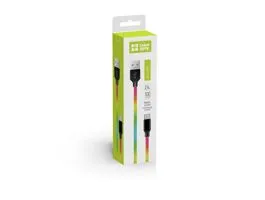 COLORWAY Kábel, USB MicroUSB (multicolor) 2.4A 1m (CW-CBUM017-MC)