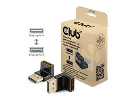 ADA Club3D DisplayPort Male to DisplayPort 1.4 Female 90 Degree Angled Adapter 4K120Hz M/F