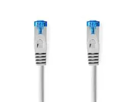 NEDIS CAT6a hálózati kábel S/FTP RJ45 Dugasz RJ45 Dugasz 1.00 m Snagless Kerek LSZH Szürke Label (CCGL85330GY10)