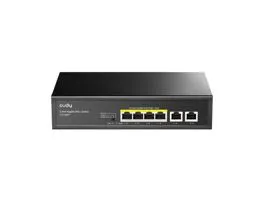 CUDY GS1006P 1x 10/100/1000(PoE+/PoE)+3x 10/100/1000(PoE)+2x gigabit uplink, 60W PoE switch