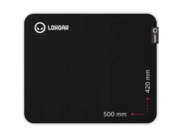 Lorgar Legacer 755 500x420x3mm fekete/lila egérpad