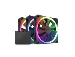 NZXT 120 mm Aer RGB 3 Triple fekete hűtőventilátor