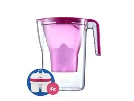 BWT Vida 125637740 2,6l pink vízszűrő kancsó + 3db szűrő