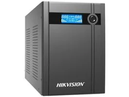 Hikvision Szünetmentes 3000VA - DS-UPS3000/MA (4 Schuko, line-interaktív, USB, LCD, fekete)