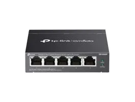 TP-LINK Switch 5x1000Mbps(4xPOE) Fémházas (Omada), DS105GP