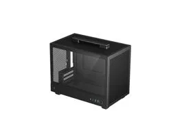 DeepCool Számítógépház - CH160 (fekete, Mini-ITX, 2xUSB3.0, Type-C, fekete)