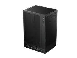 DeepCool Számítógépház - CH170 DIGITAL (fekete, Mini-ITX, 2xUSB3.0, Type-C, fekete)