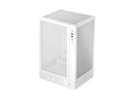 DeepCool Számítógépház - CH170 DIGITAL WH (fekete, Mini-ITX, 2xUSB3.0, Type-C, fehér)