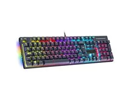 Spirit of Gamer Billentyűzet Mechanikus - XPERT K250 (105 gomb, SOG red, RGB LED,USB, anti-ghosting, fekete, magyar)