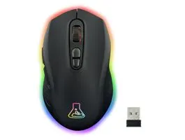 The G-Lab Vezeték nélküli Gamer Egér - KULT-KRYPTON (6400 DPI, 2,4Ghz + BT, 7 gomb, 250Hz,  RGB LED, fekete)