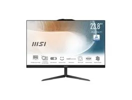 MSI Business AIO Modern AM242 12M-1212XHU, 23,8&quot; FHD, i5-1235U, 8GB, 512GB M.2, INT, NoOS, Black