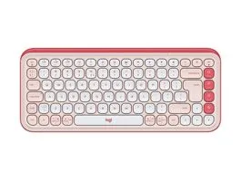 Logitech 920-013073 POP Icon Keys US vezeték nélküli rózsaszín/piszkosfehér billentyűzet