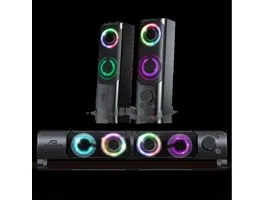 Advance Hangszóró - SOUNDPHONICS RGB 6W RMS (2.0, 3,5mm Jack, RGB, fekete)