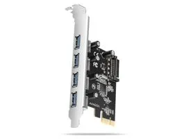 AXAGON PCEU-430RS PCIe Controller 4x ext. USB-A 5Gbps port