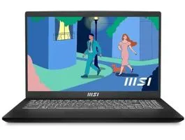 MSI Modern 15 B13M-1030 15,6&quot;FHD/Intel Core i3-1315U/8GB/512GB/Int.VGA/fekete laptop