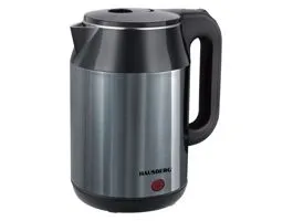 Hausberg HB-3623BL 2,2L-es kék dupla falú acél vízforraló 1800W