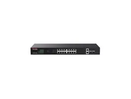 IP-COM Switch PoE - G1120P-16-150W (18x1Gbps, 2x SFP, 16 af/at PoE+ port, 135W, Rackbe szerelhető)