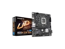 GIGABYTE Alaplap S1700 H610M D3W DDR4 INTEL H610, mATX