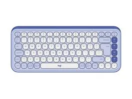 Logitech 920-013074 Pop Icon Keys US vezeték nélküli lila/piszkosfehér billentyűzet