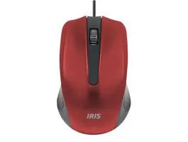 Iris IOM861-R Vezetékes Egér piros