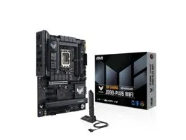 Asus Alaplap - Intel TUF GAMING Z890-PLUS WIFI LGA1851 (Z890, ATX, 4xDDR5 9066+MHz, 4xSATA3, 4xM.2, HDMI+DP+TB)